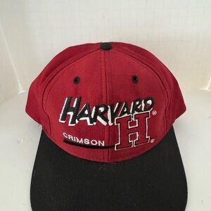 Harvard Crimson and Black Cap